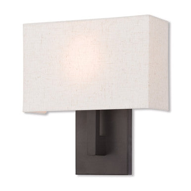 Livex Lighting Hayworth Collection 1 Lt BZ ADA Wall Sconce in Bronze 42424-07