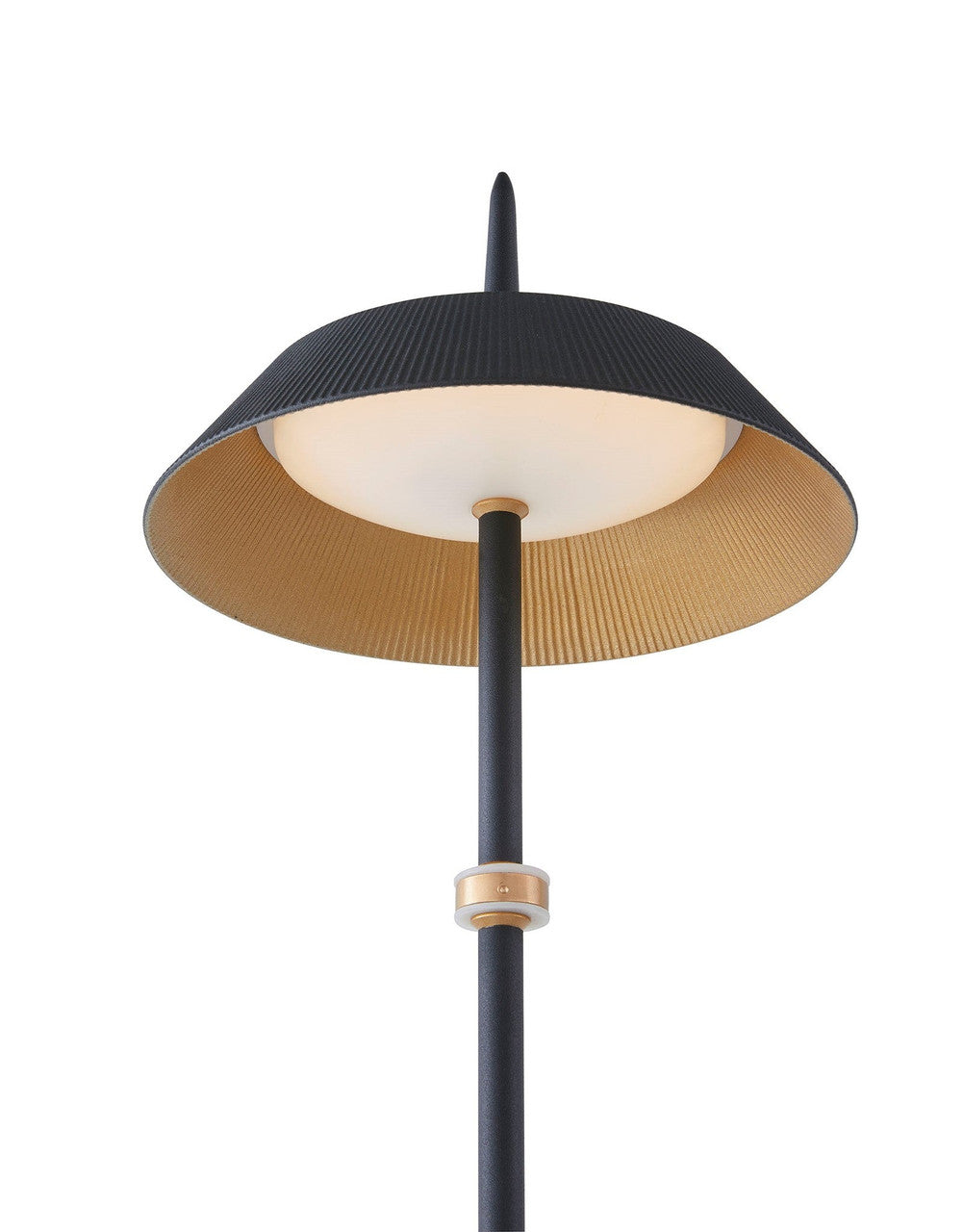 Arnsberg Santa Monica   Floor Lamp in Black / Gold 425010132