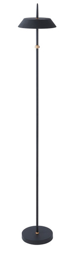 Arnsberg Santa Monica   Floor Lamp in Black / Gold 425010132