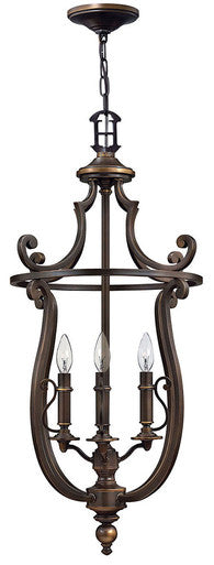 Hinkley Lighting Plymouth Small Open Frame Single Tier Olde Bronze 4254OB