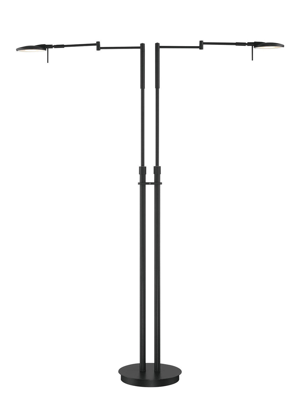 Arnsberg Dessau Turbo Floor Lamp in Museum Black 425810235