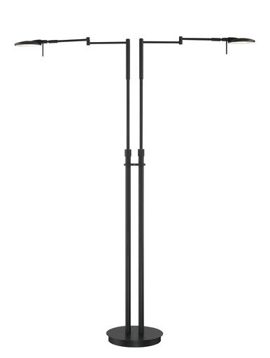 Arnsberg Dessau Turbo Floor Lamp in Museum Black 425810235