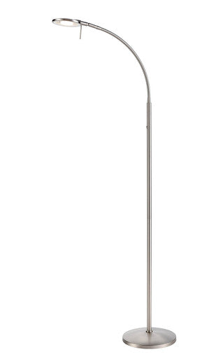 Arnsberg Dessau Flex Floor Lamp in Satin Nickel 425840107