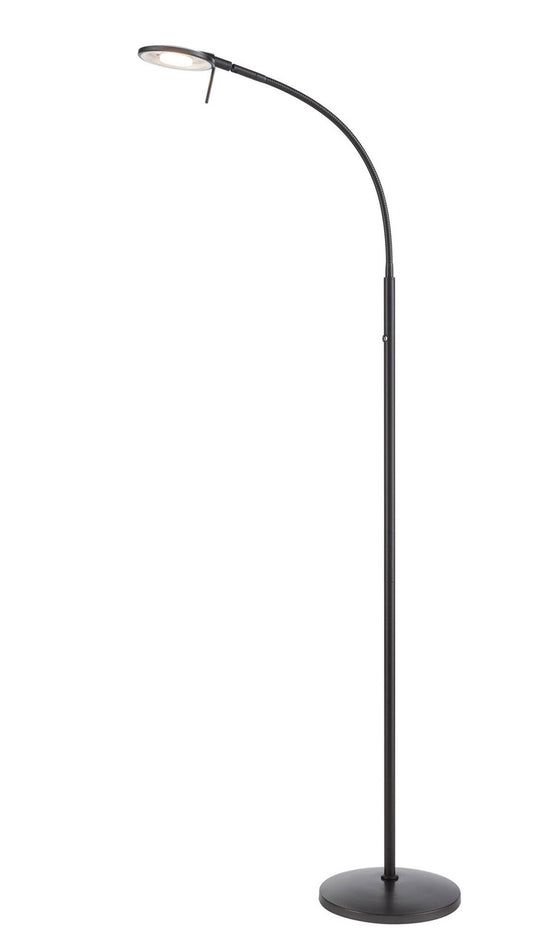 Arnsberg Dessau Flex Floor Lamp in Satin Nickel 425840128