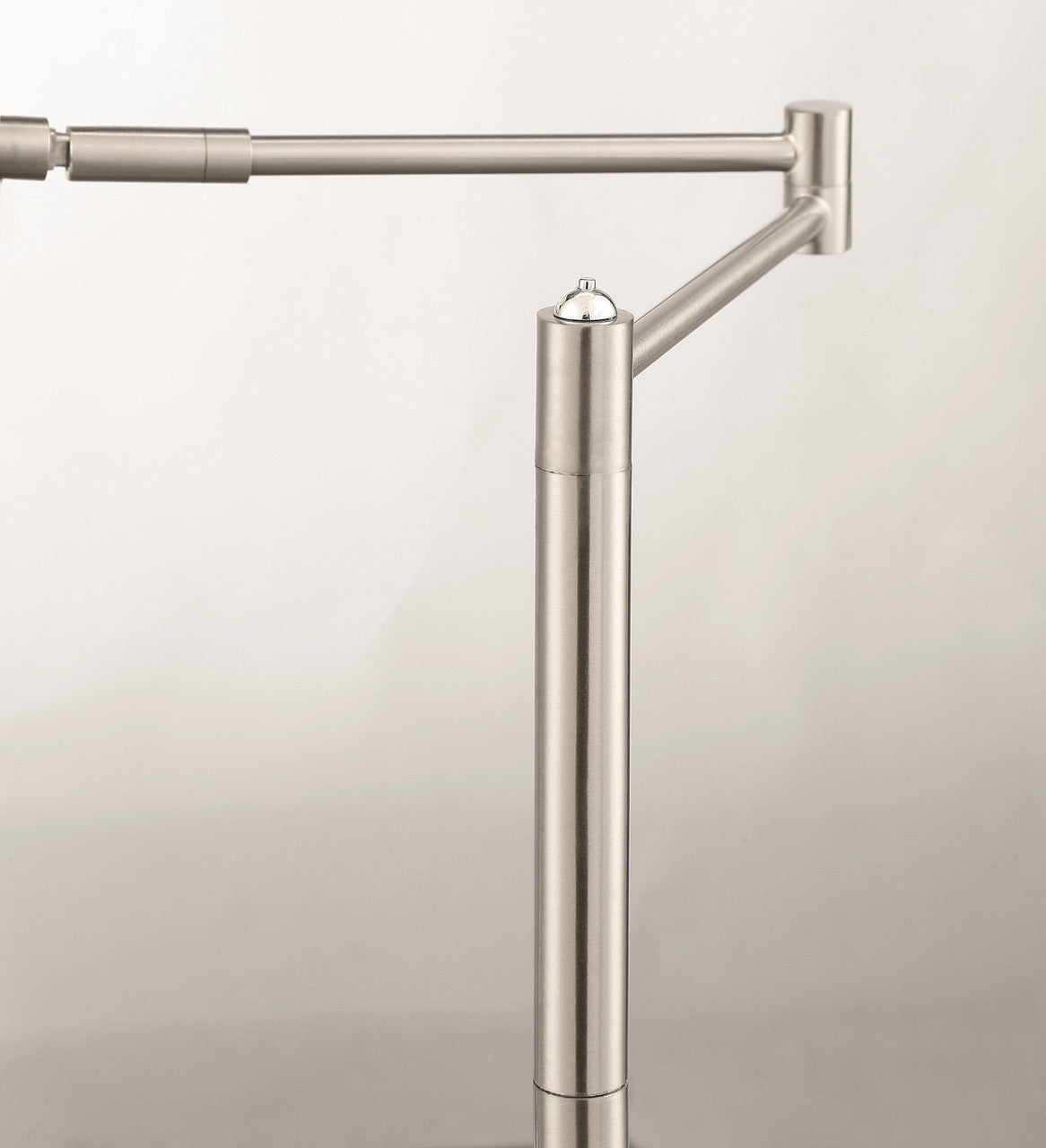 Arnsberg Dessau Turbo Floor Lamp in Satin Nickel 425870107