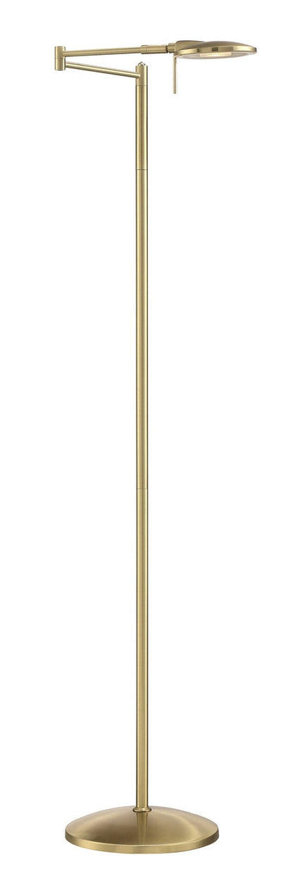 Arnsberg Dessau Turbo Floor Lamp in Satin Brass 425870108