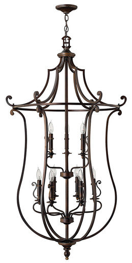 Hinkley Lighting Plymouth Large Open Frame Two Tier Olde Bronze 4259OB