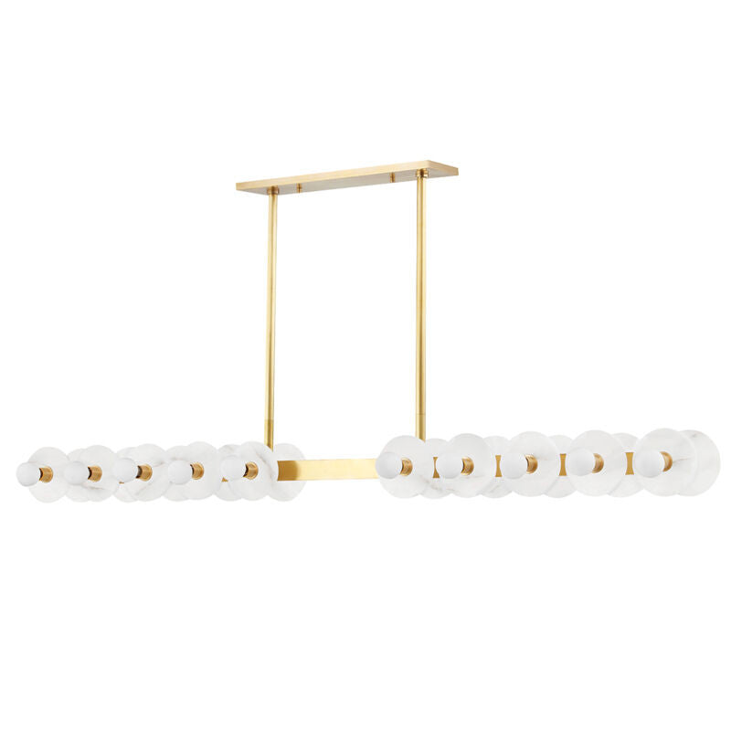 Hudson Valley Lighting Austen Linear in Aged Brass 4260-AGB