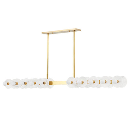 Hudson Valley Lighting Austen Linear in Aged Brass 4260-AGB