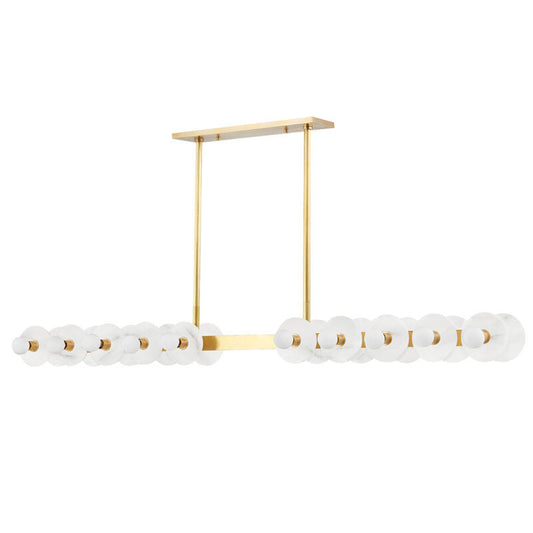 Hudson Valley Lighting Austen Linear in Aged Brass 4260-AGB