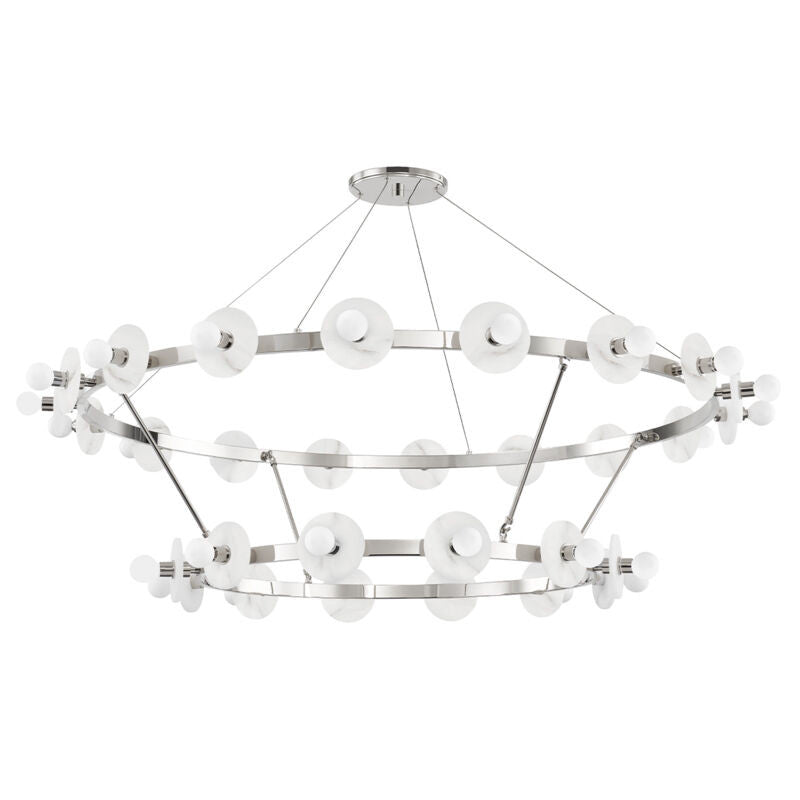 Hudson Valley Lighting Austen Chandelier in Polished Nickel 4262-PN