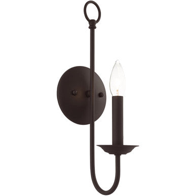 Livex Lighting Estate Collection 1 Lt Bronze Wall Sconce in Bronze 42681-07