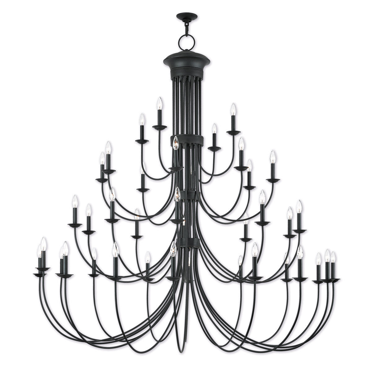 Livex Lighting Estate Collection 38 Lt BZ Grand Foyer Chandelier in Bronze 42689-07