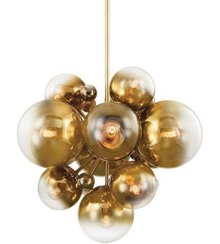 Corbett Lighting Kyoto 13 Light Chandelier in Steel 427-36-VPB