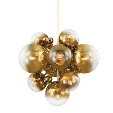 Corbett Lighting Kyoto Chandelier in Vintage Polished Brass 427-36-VPB