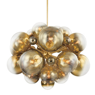 Corbett Lighting Kyoto Chandelier in Vintage Polished Brass 427-54-VPB