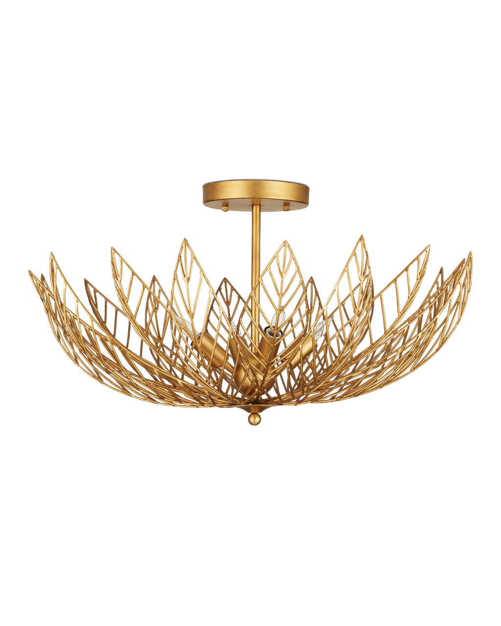 Currey & Co. Leaflace Semi-Flush Mount 9000-1228