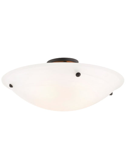 Livex Lighting Oasis Collection 4 Light Bronze Ceiling Mount in Bronze 4275-07