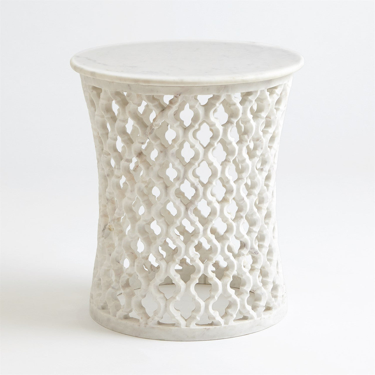 Global Views Marble Arabesque Side Table 9.91790