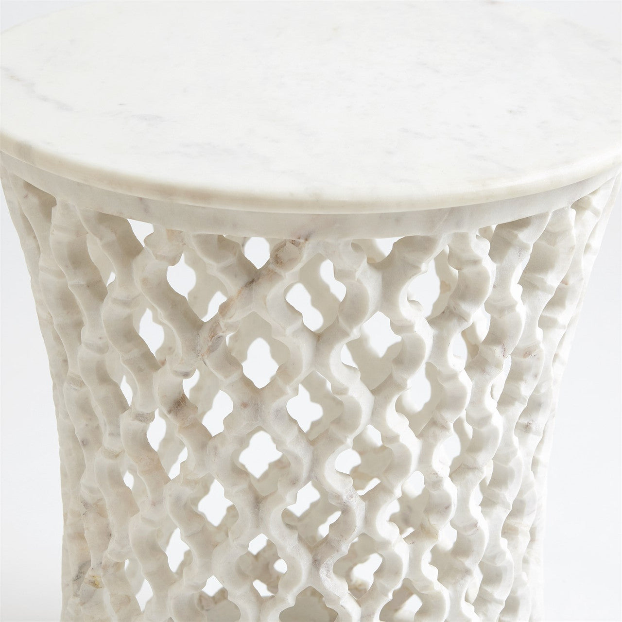 Global Views Marble Arabesque Side Table 9.91790