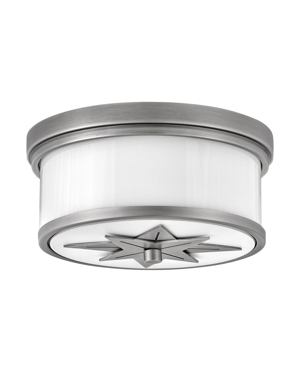 Hinkley Lighting Montrose Medium Flush Mount Antique Nickel 42801AN