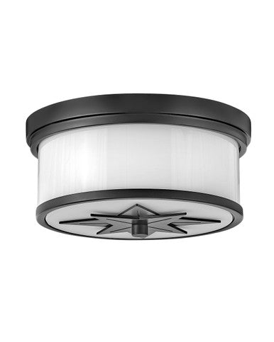 Hinkley Lighting Montrose Medium Flush Mount Black 42801BK