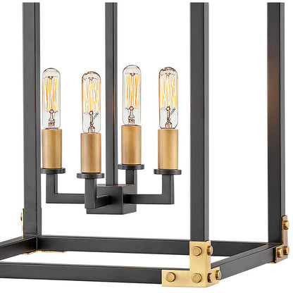 Hinkley Lighting Louis Medium Open Frame Satin Black 4294SK