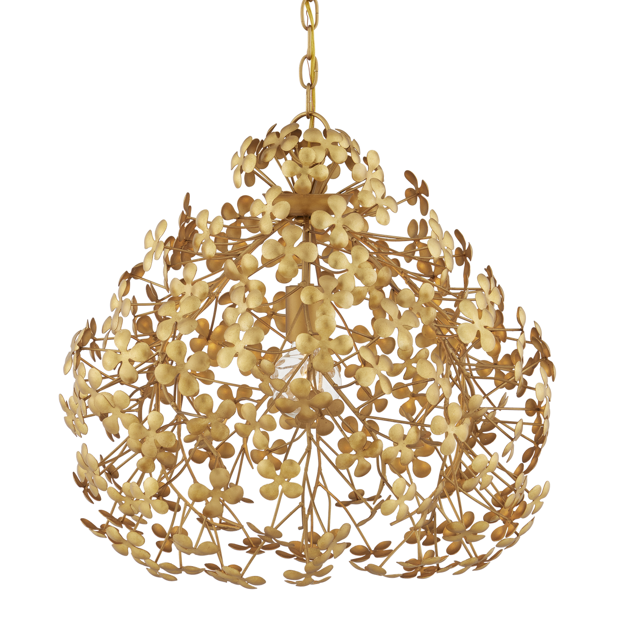 Currey & Co. Cloverfield Gold Pendant 9000-1088