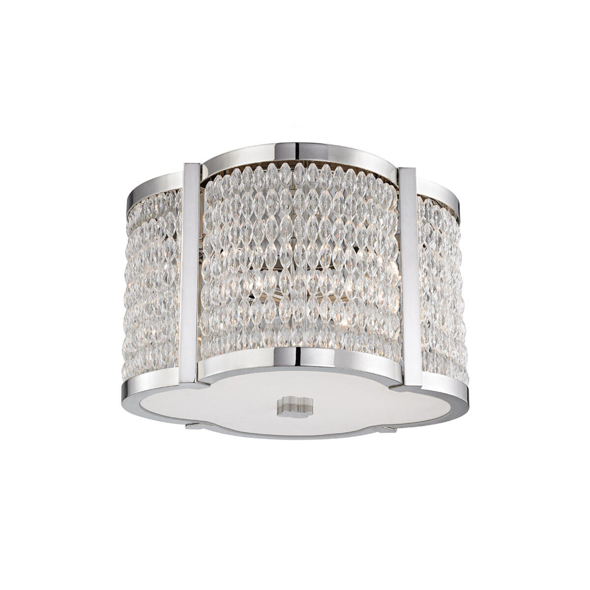 Hudson Valley Lighting Ballston Flush Mount in Polished Nickel 4302-PN