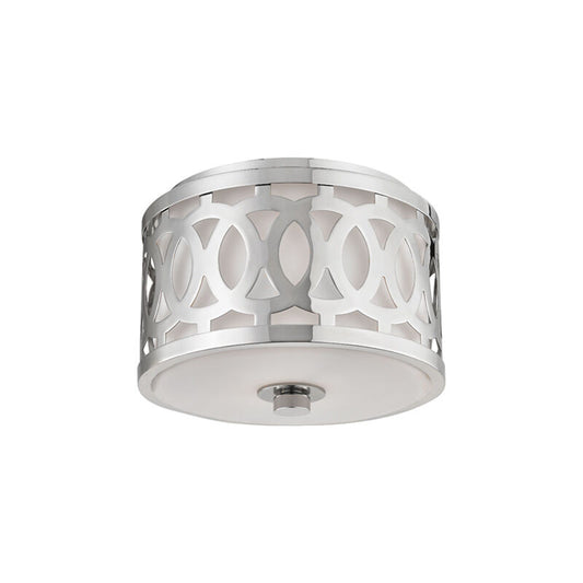 Hudson Valley Lighting Genesee Flush Mount in Polished Nickel 4310-PN