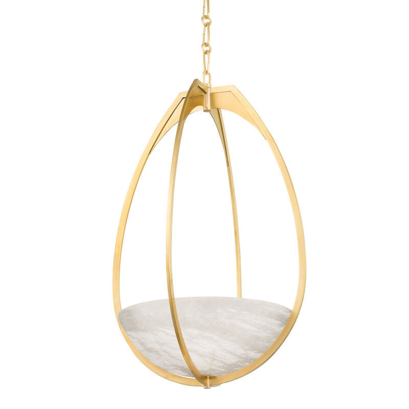 Hudson Valley Lighting Lloyd Pendant in Aged Brass 4319-AGB