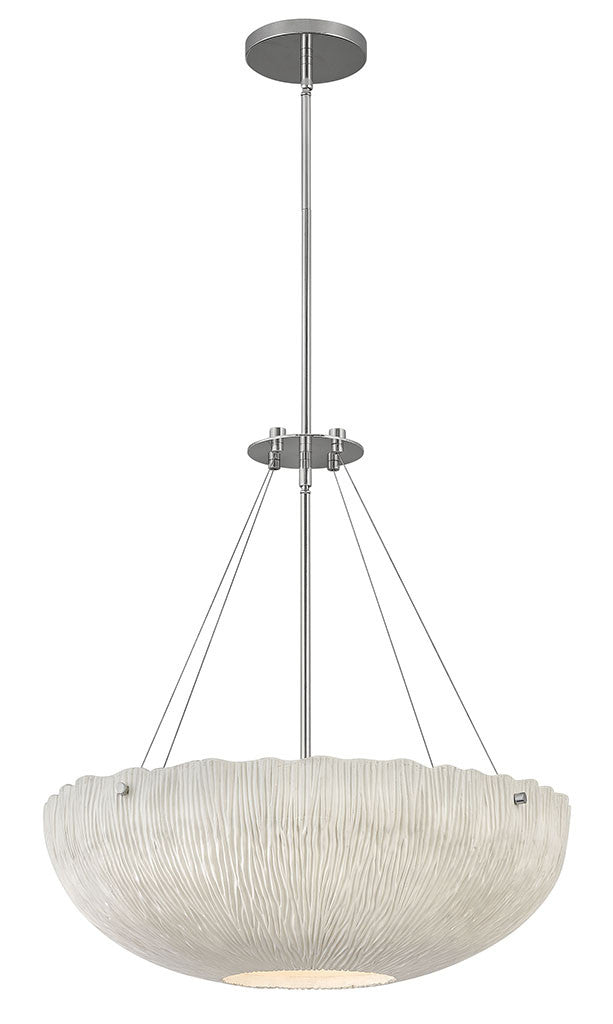 Hinkley Lighting Coral Large Convertible Pendant Shell White 43208SHW