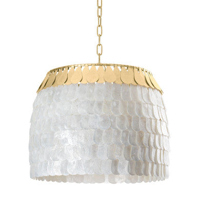 Corbett Lighting Coralie Chandelier in Vintage Gold Leaf 434-18-VGL