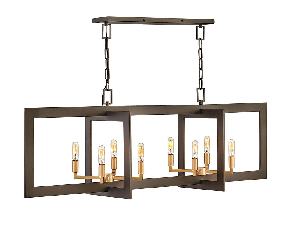 Hinkley Lighting Anders Eight Light Linear Metallic Matte Bronze 4348MM