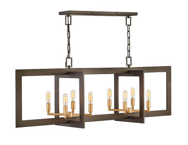 Hinkley Lighting Anders Eight Light Linear Metallic Matte Bronze 4348MM