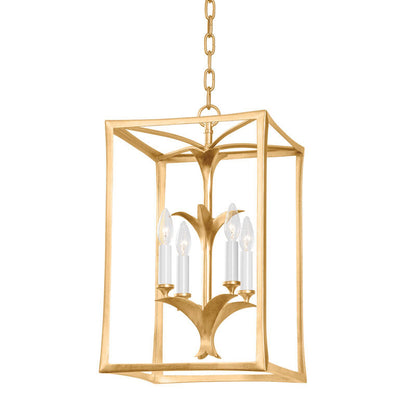 Corbett Lighting Bergamo Lantern in Vintage Gold Leaf 435-31-VGL/GL