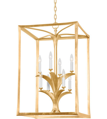 Corbett Lighting Bergamo 8 Light Lantern in Steel 435-47-VGL/GL