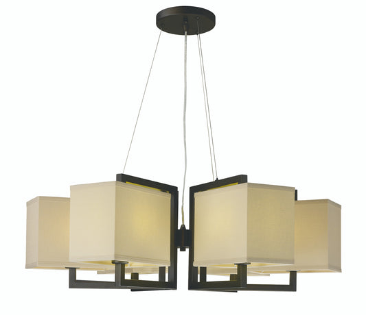 Maxim Baldwin 6-Light Pendant in Dark Bronze 43556LNDBZ