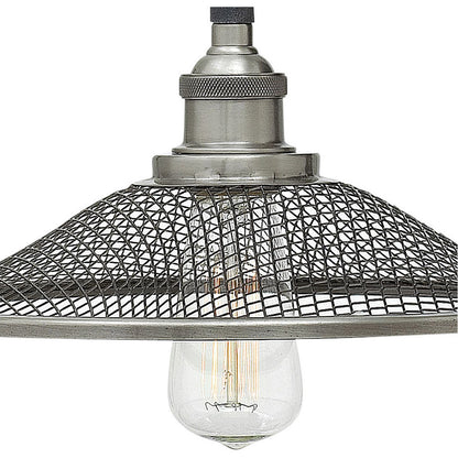 Hinkley Lighting Rigby Single Light Sconce Aged Zinc 4360DZ