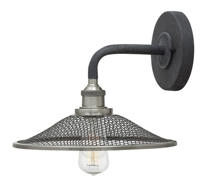 Hinkley Lighting Rigby Single Light Sconce Aged Zinc 4360DZ