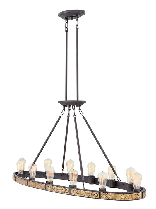 Hinkley Lighting Everett Twelve Light Linear Bronze 4396BZ