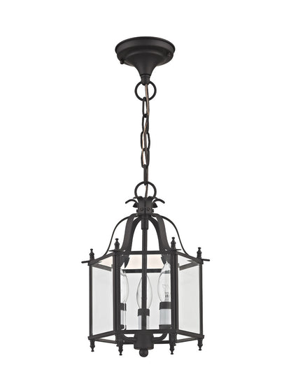 Livex Lighting Livingston Collection 3 Light Bronze Chain Hang/Ceiling Mount in Bronze 4403-07