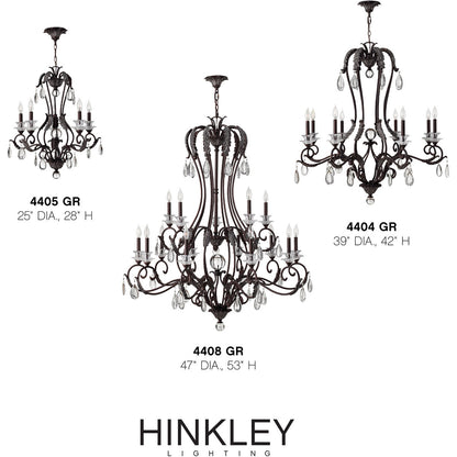 Hinkley Lighting Marcellina Small Single Tier Golden Bronze 4405GR