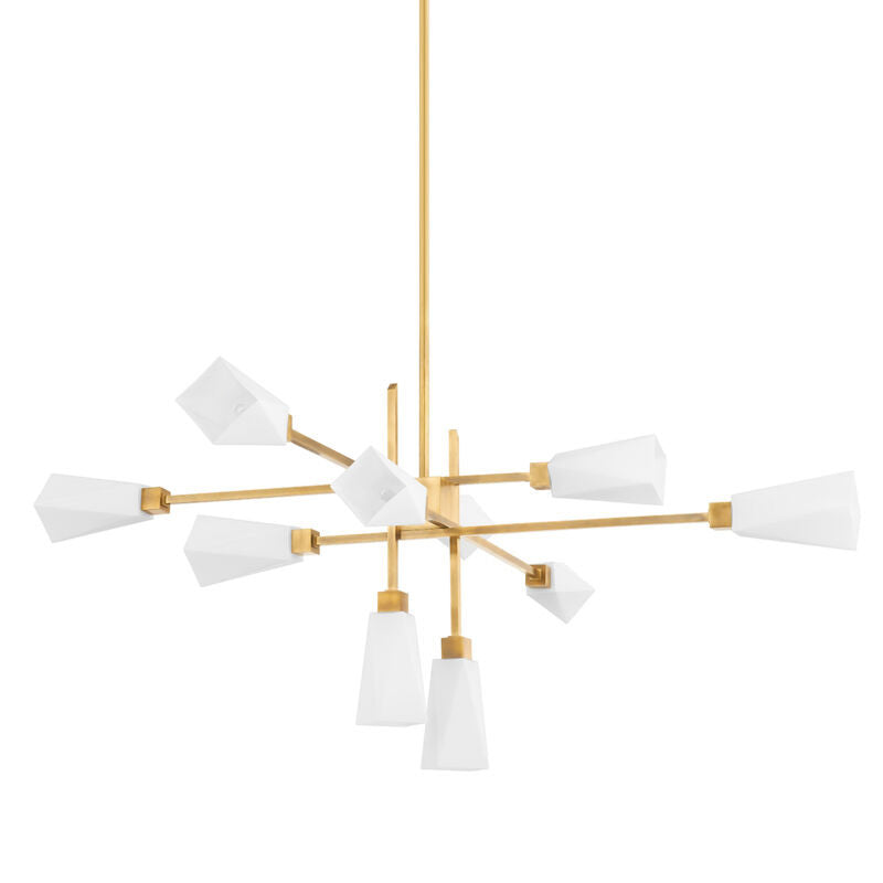 Corbett Lighting Artemis Chandelier in Vintage Brass 441-63-VB