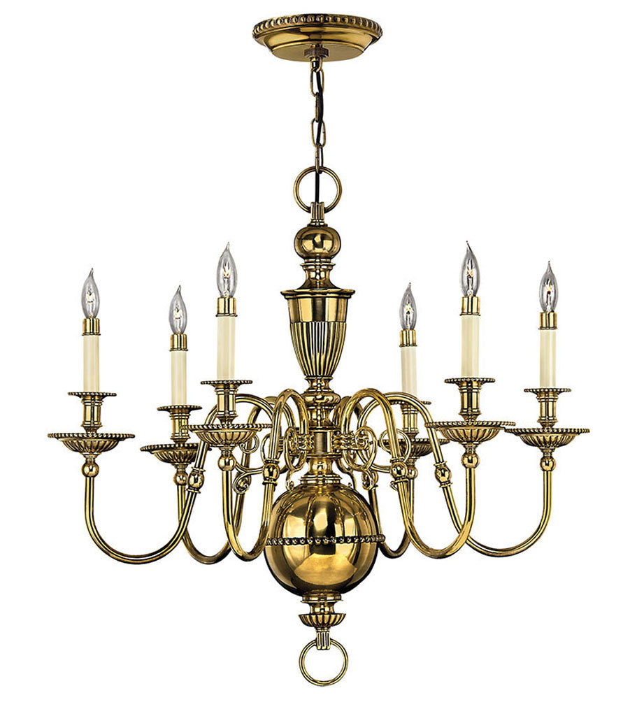 Hinkley Lighting Cambridge Medium Single Tier Burnished Brass 4416BB