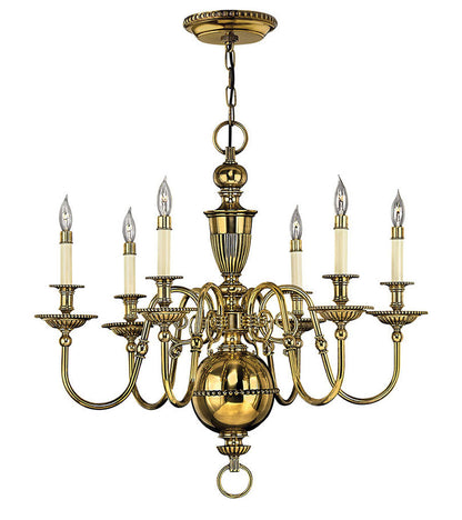 Hinkley Lighting Cambridge Medium Single Tier Burnished Brass 4416BB