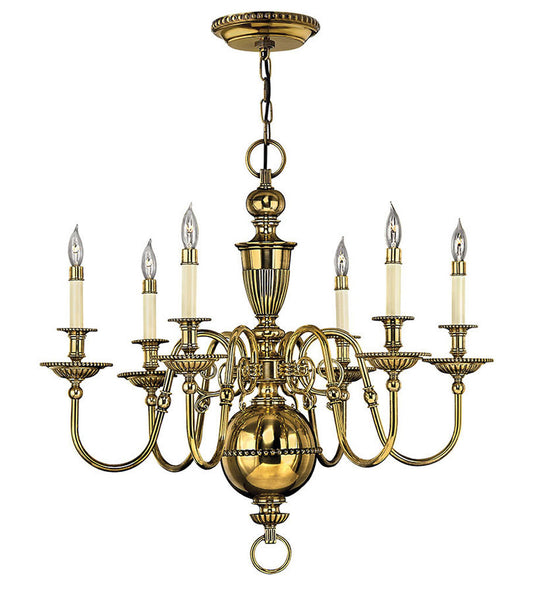 Hinkley Lighting Cambridge Medium Single Tier Burnished Brass 4416BB