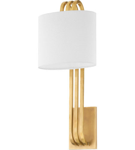 Corbett Lighting Lysandra 1 Light Sconce in Brass 442-22-VB