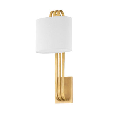 Corbett Lighting Lysandra Wall Sconce in Vintage Brass 442-22-VB