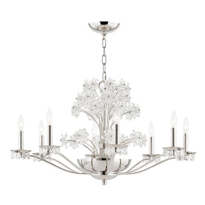 Hudson Valley Lighting Beaumont Chandelier in Polished Nickel 4438-PN